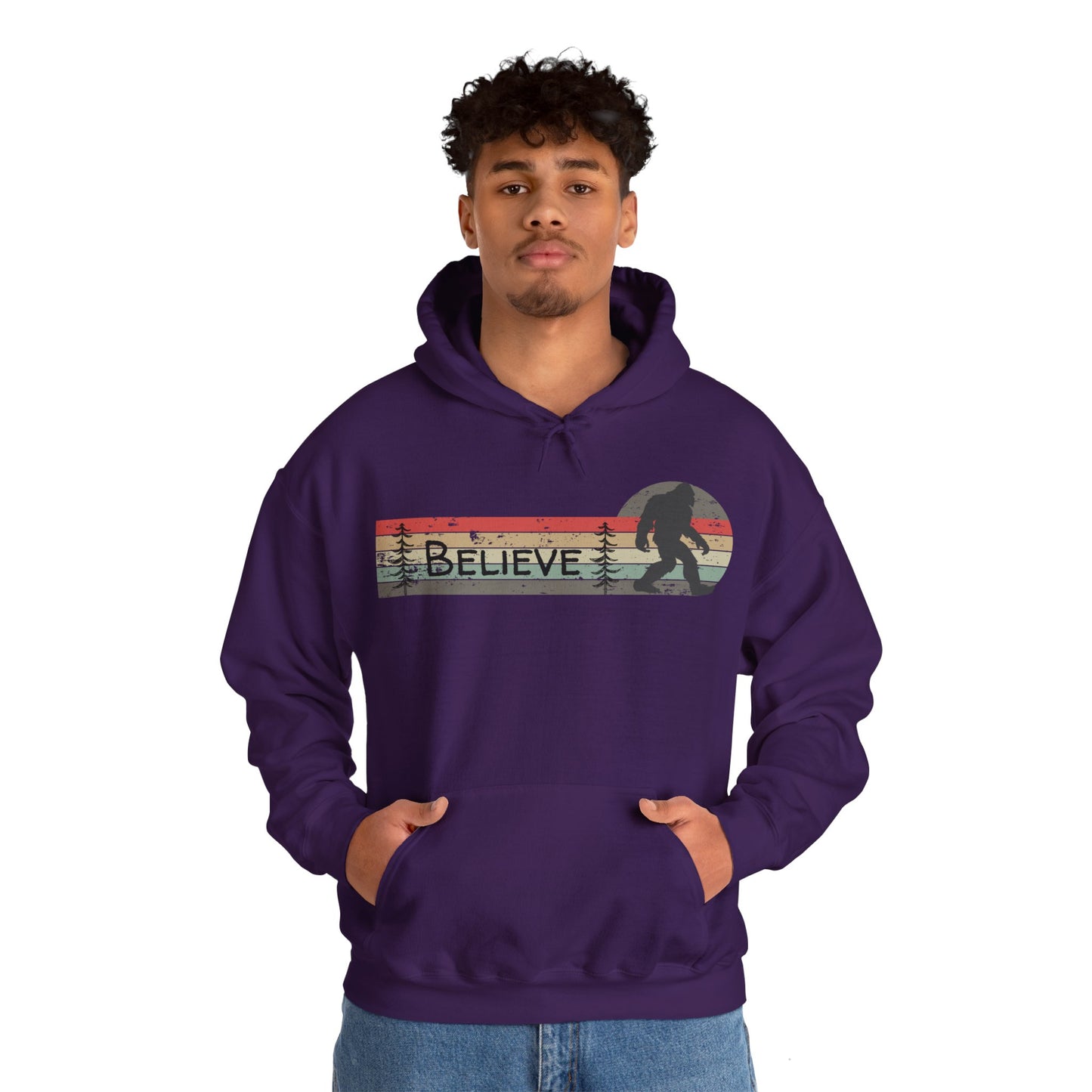 Bigfoot Believe Hooded Sweatshirt