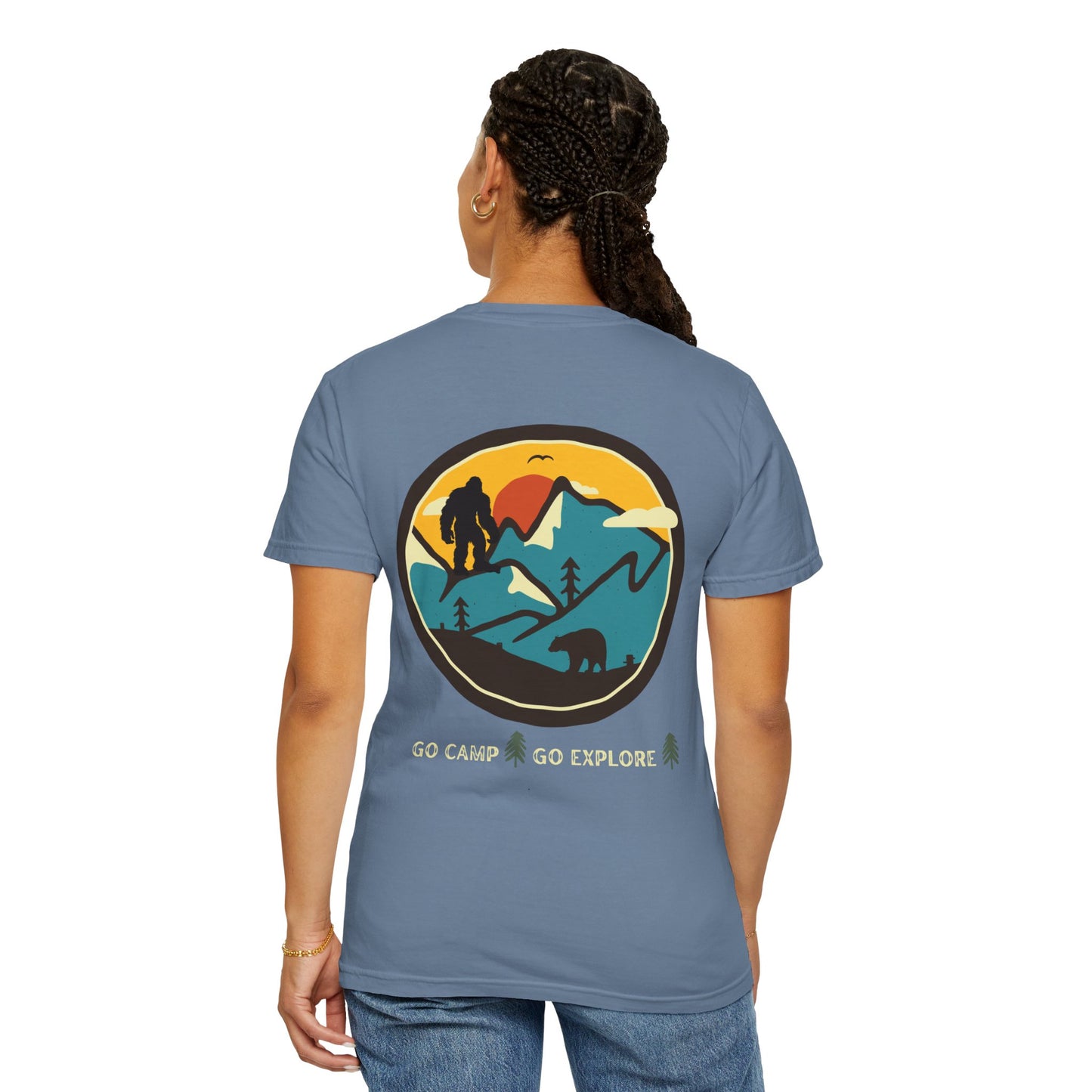 Bigfoot In the Mountains Unisex T-shirt