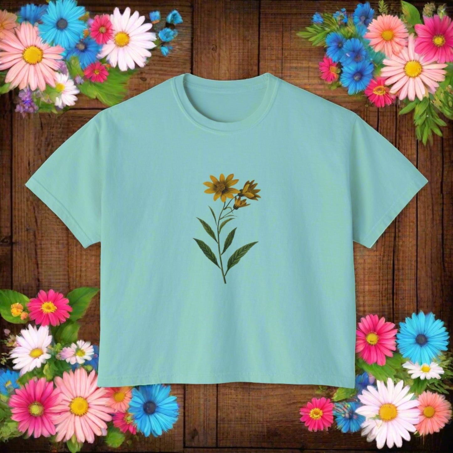 Pretty Flower Women's Boxy Tee