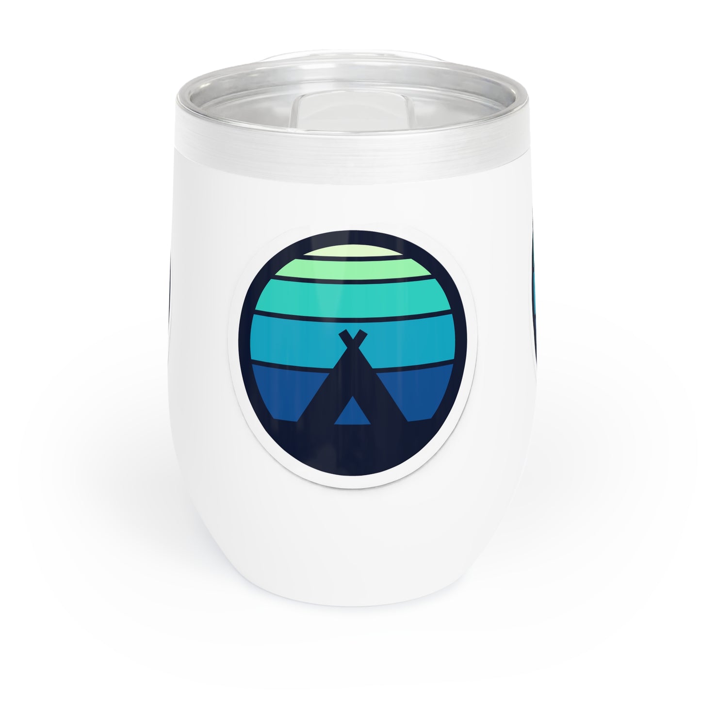 Blue Sky Camp Chill Wine Tumbler