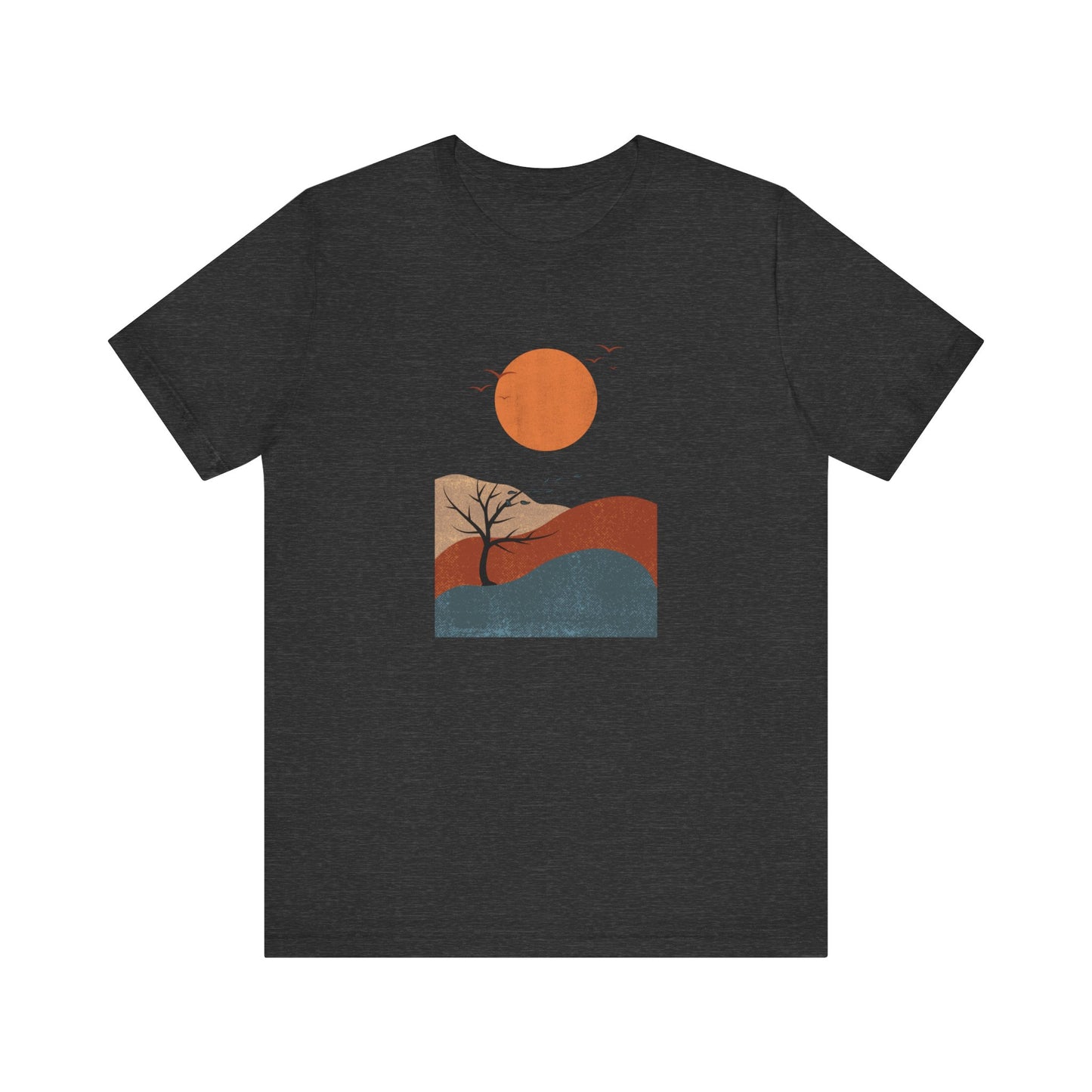 Orange Sunset Jersey Short Sleeve Tee