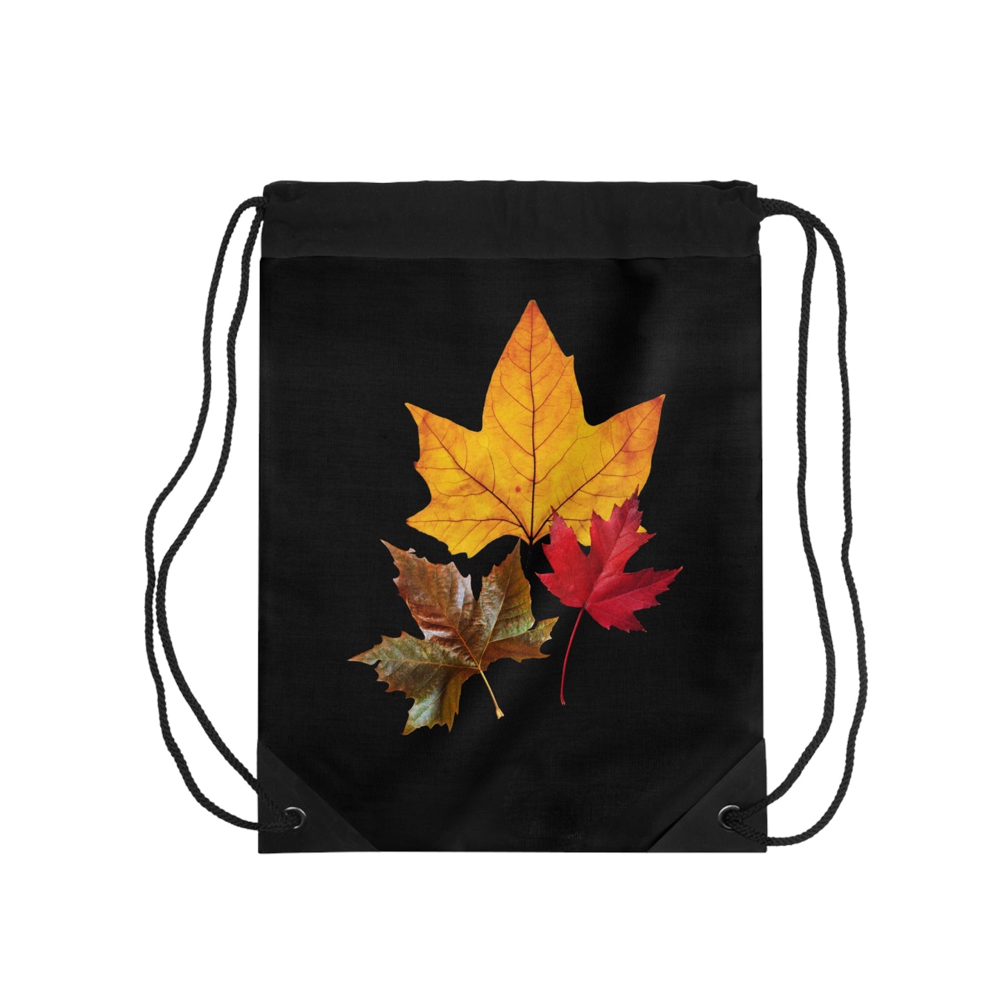 Fall Leaves Drawstring Bag