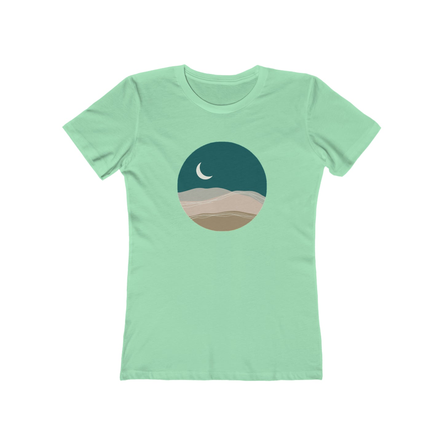 Sleeping Moon - The Boyfriend Tee for Women