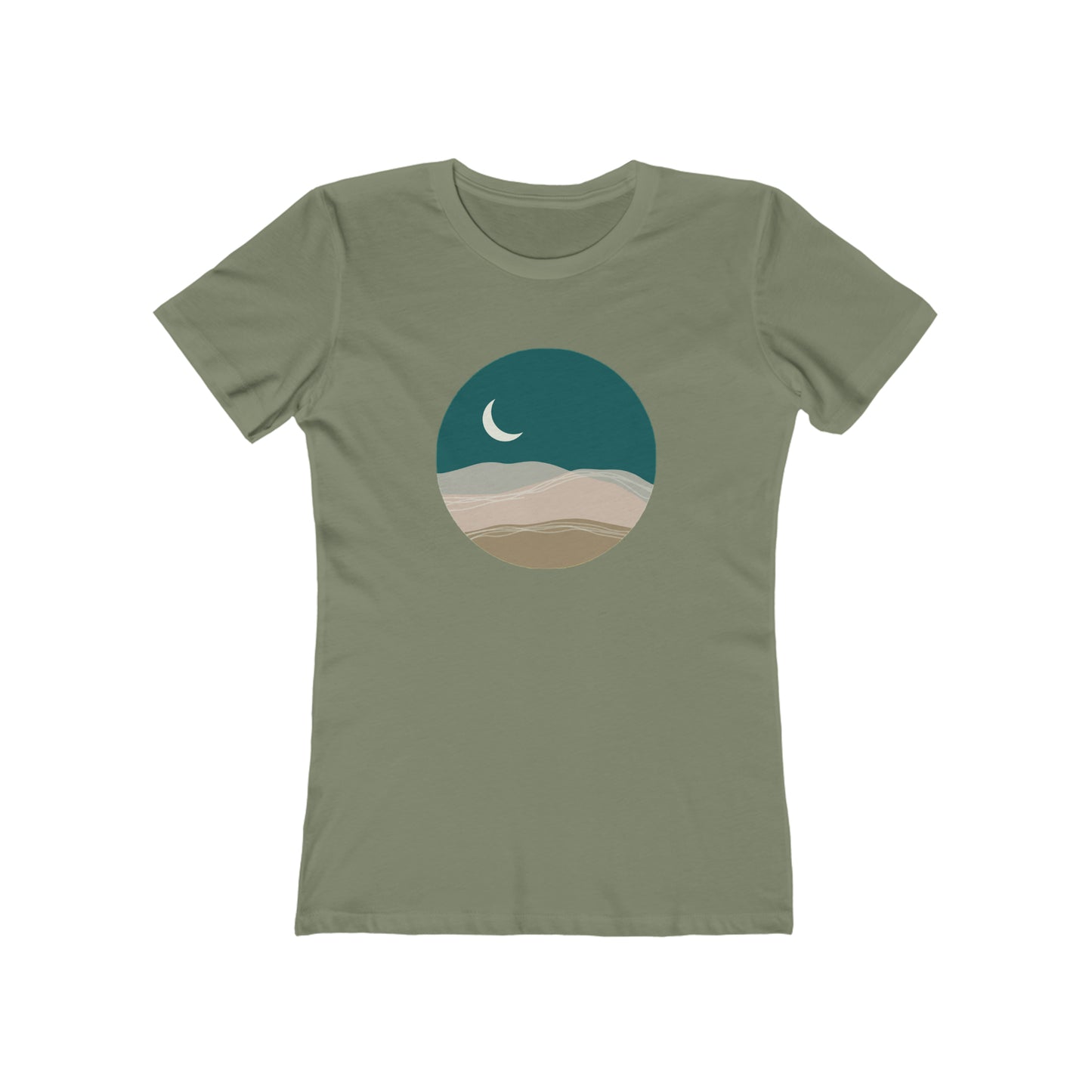 Sleeping Moon - The Boyfriend Tee for Women