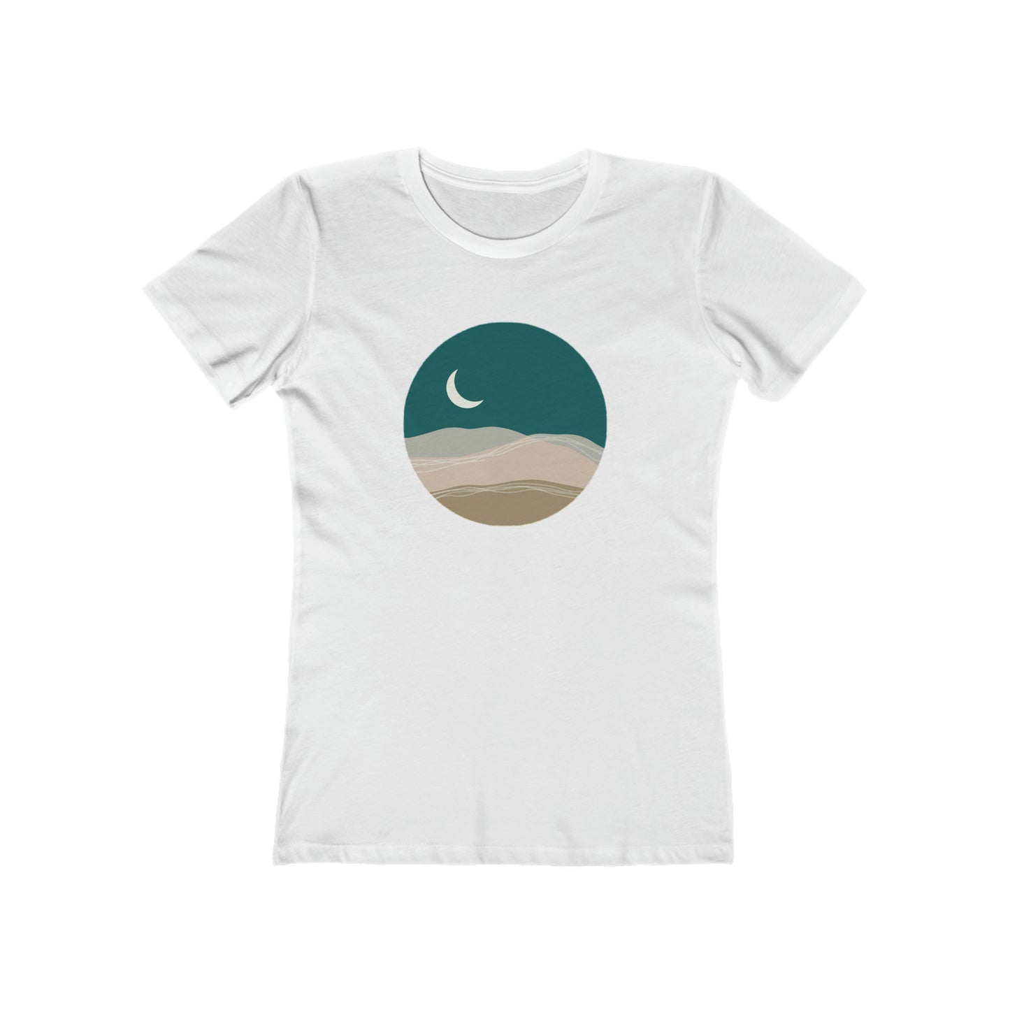 Sleeping Moon - The Boyfriend Tee for Women