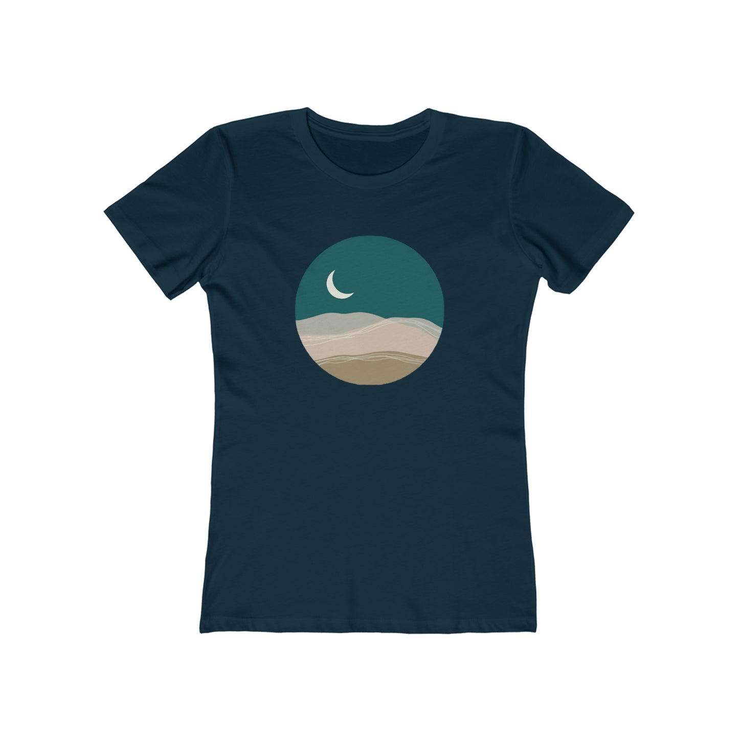 Sleeping Moon - The Boyfriend Tee for Women