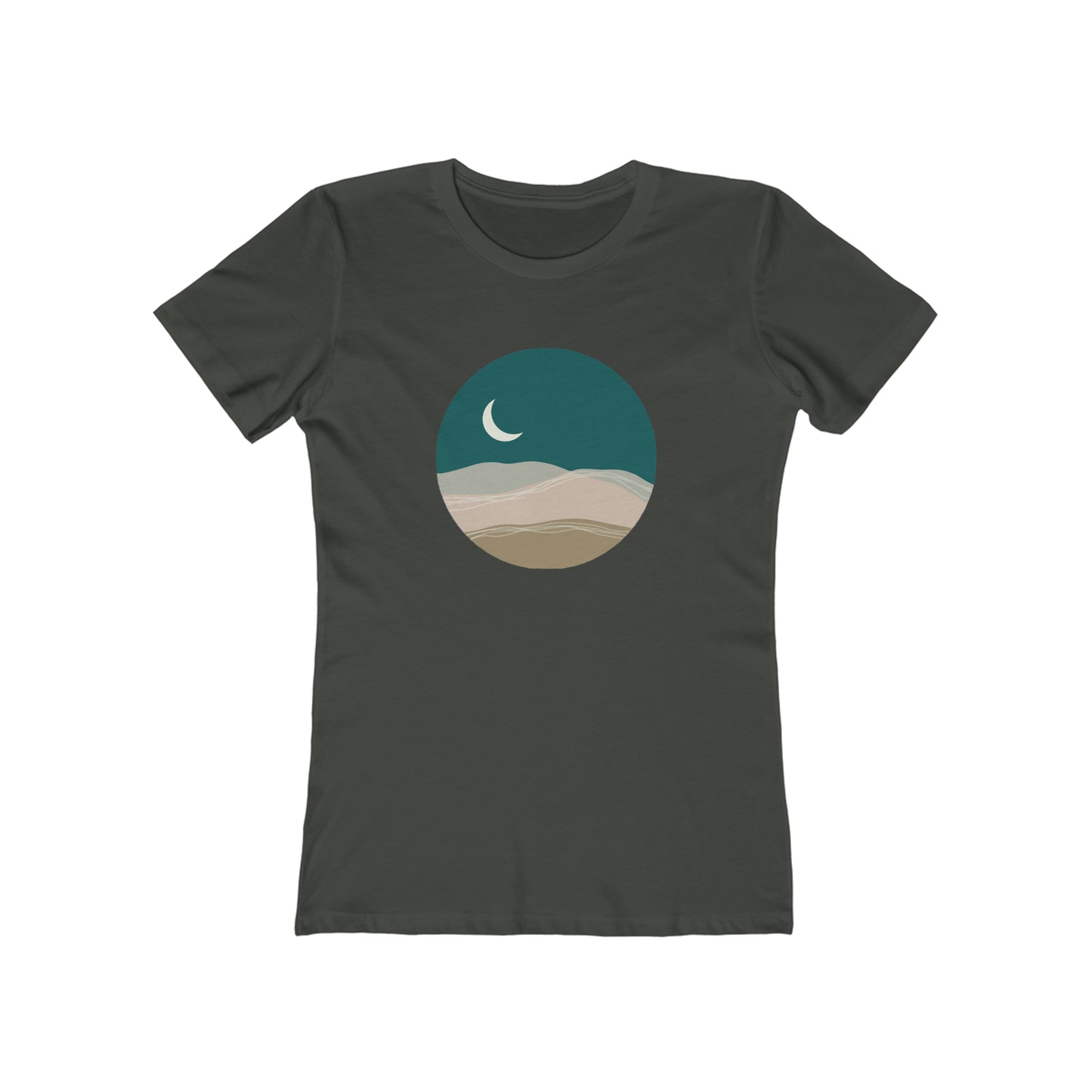 Sleeping Moon - The Boyfriend Tee for Women