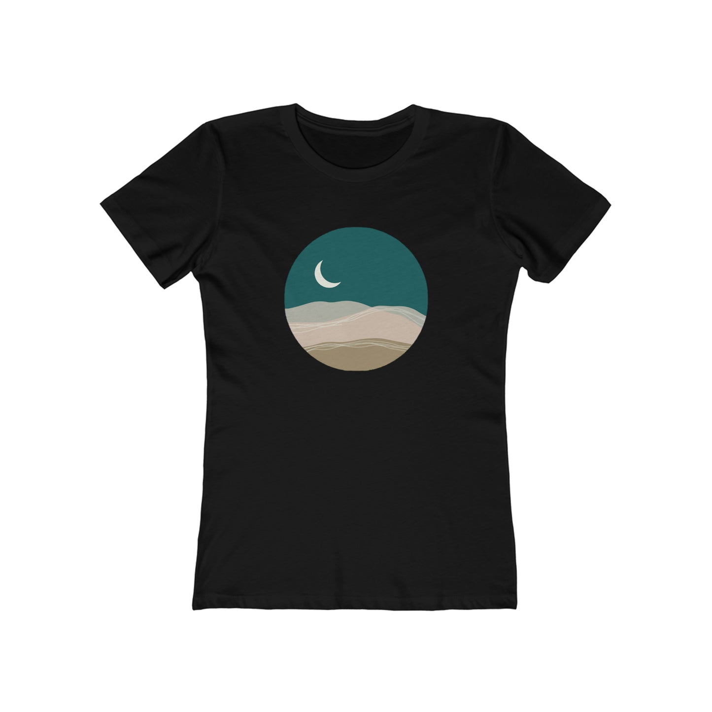 Sleeping Moon - The Boyfriend Tee for Women