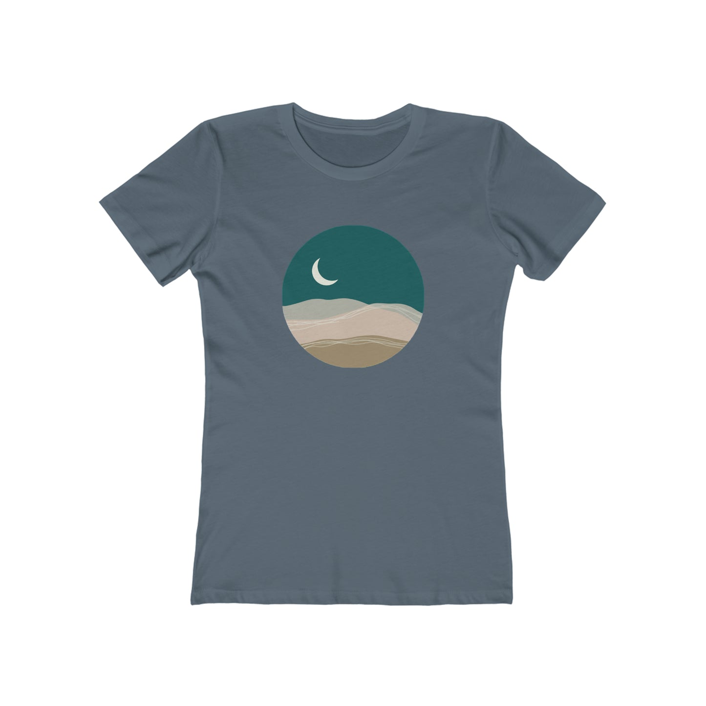 Sleeping Moon - The Boyfriend Tee for Women