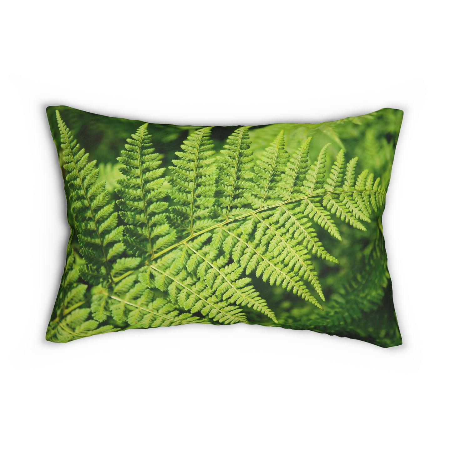 Forest Fern Spun Polyester Lumbar Pillow