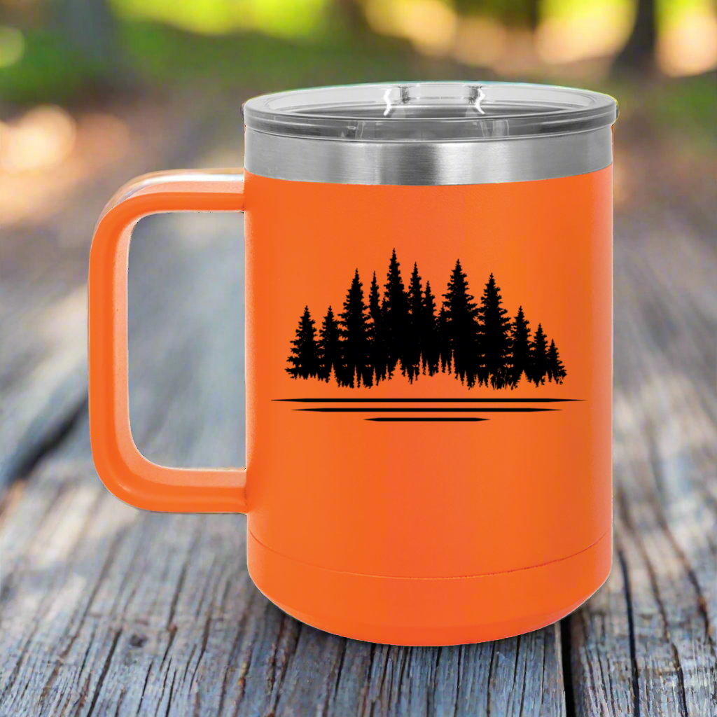 The Pines Coffee Mug Tumbler, 15oz