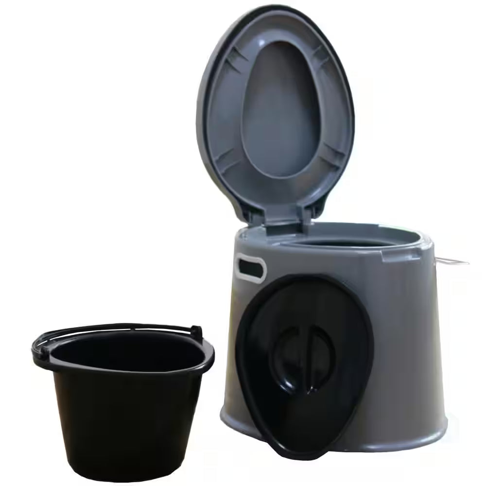 Portable Travel Toilet for Camping and Hiking with Travel Bag Non-Electric Waterless Toilet