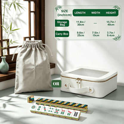 4 Layer Mahjong Tiles Set - Multiple Style Available