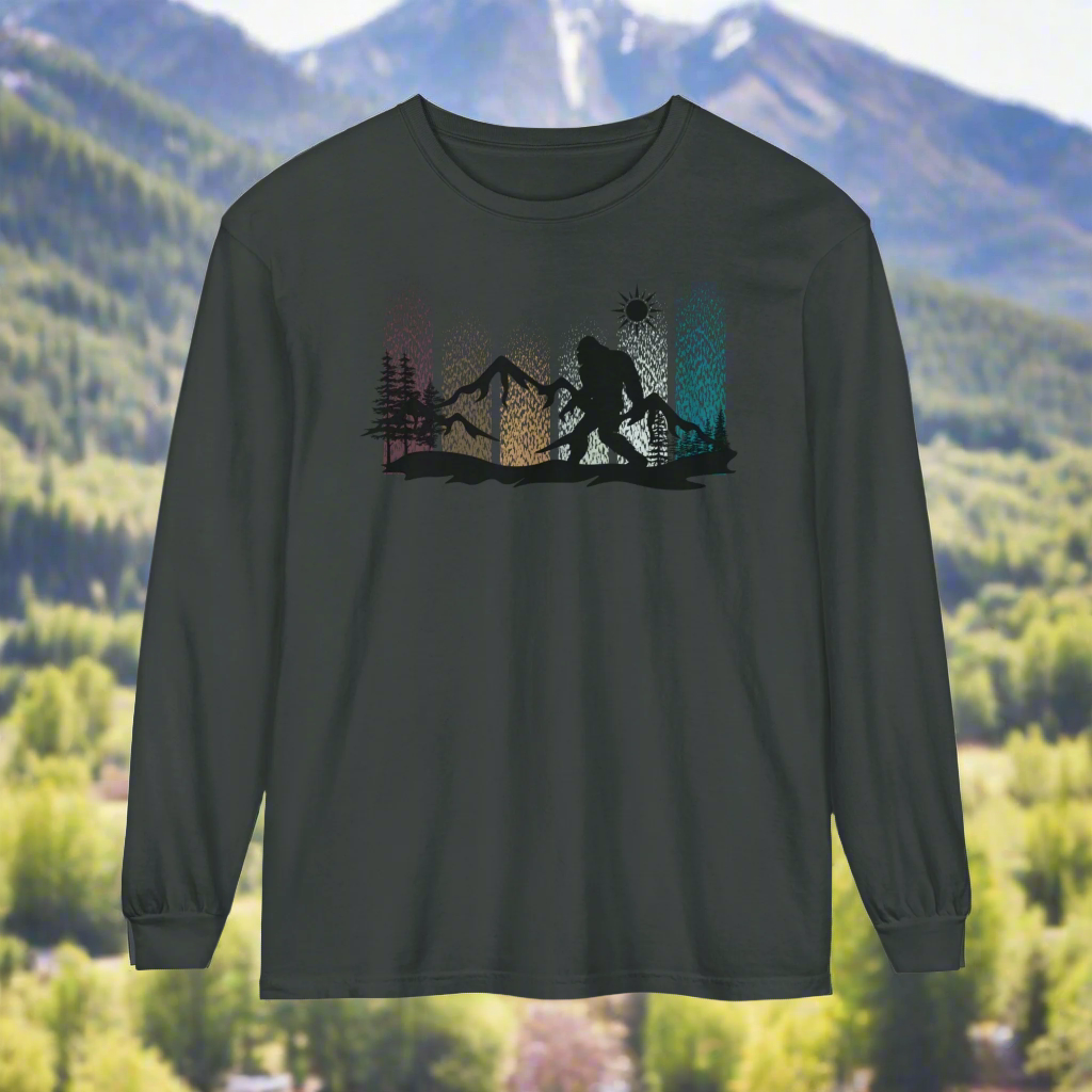 Bigfoot In the Woods - Long Sleeve Shirt