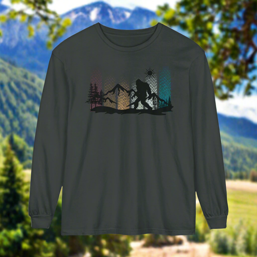 Bigfoot In the Woods - Long Sleeve Shirt