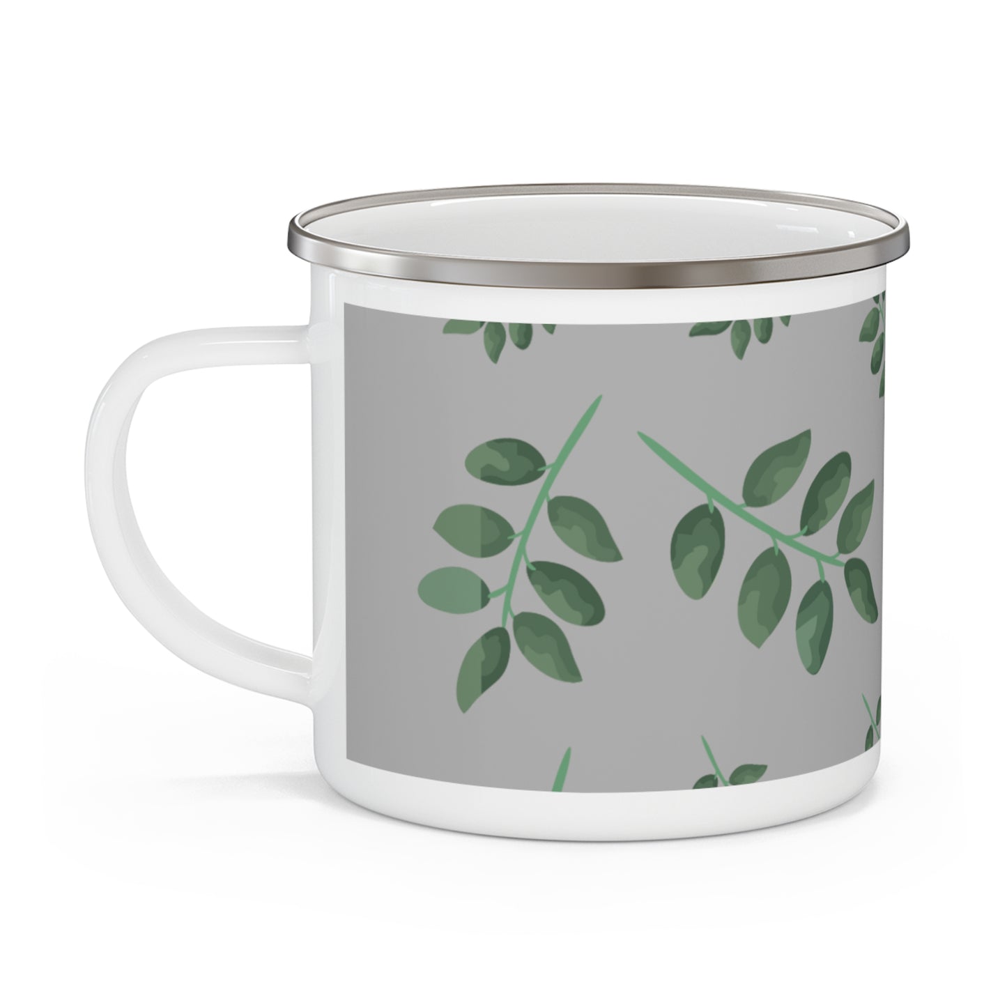 Fern Enamel Camping Mug