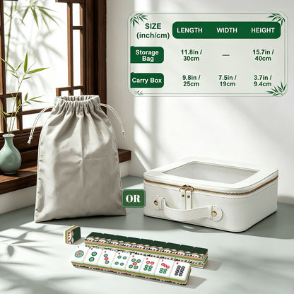 4 Layer Mahjong Tiles Set - Multiple Styles Available