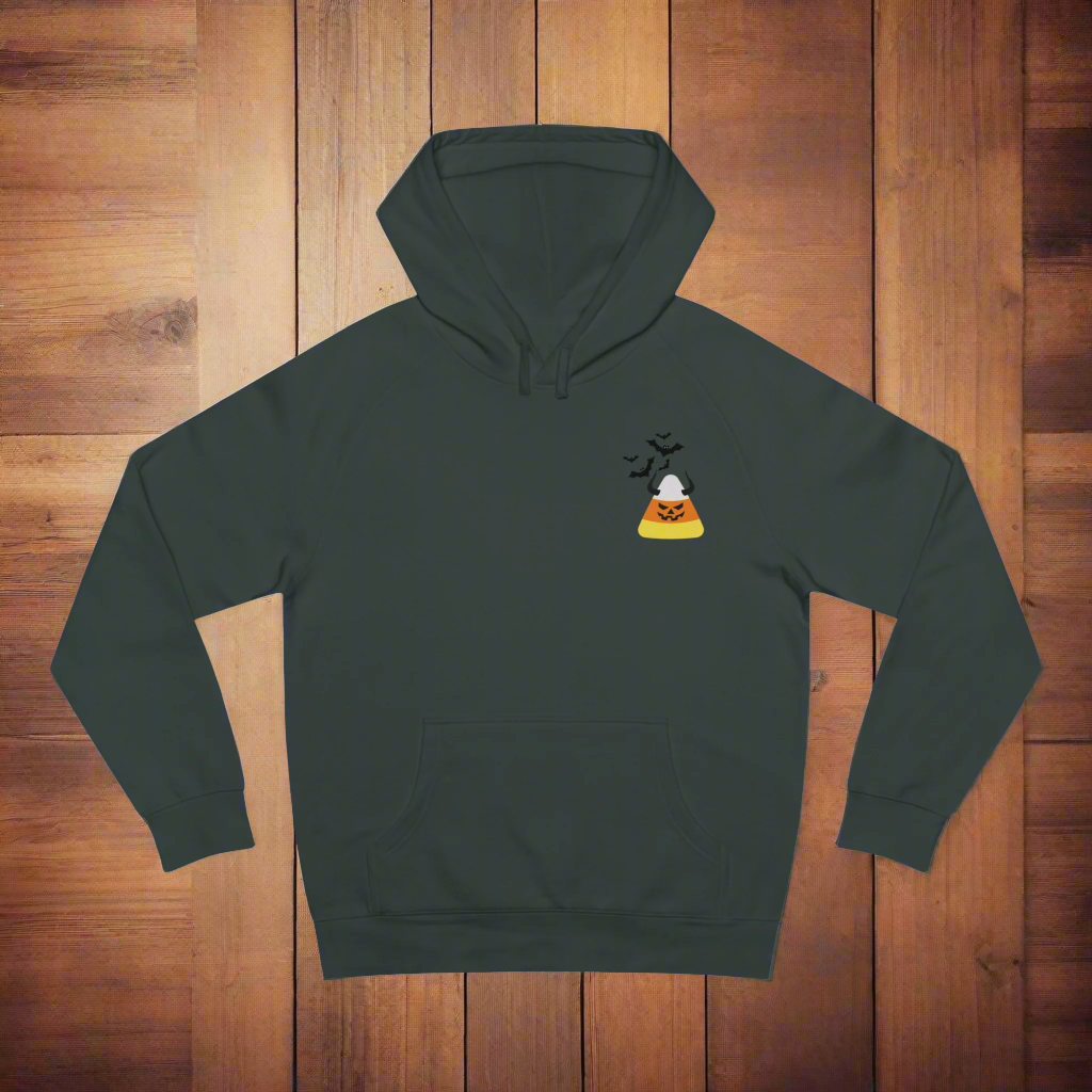 Candy Corn Bat Attack - Unisex Hooded Sweatshirt, Made in US