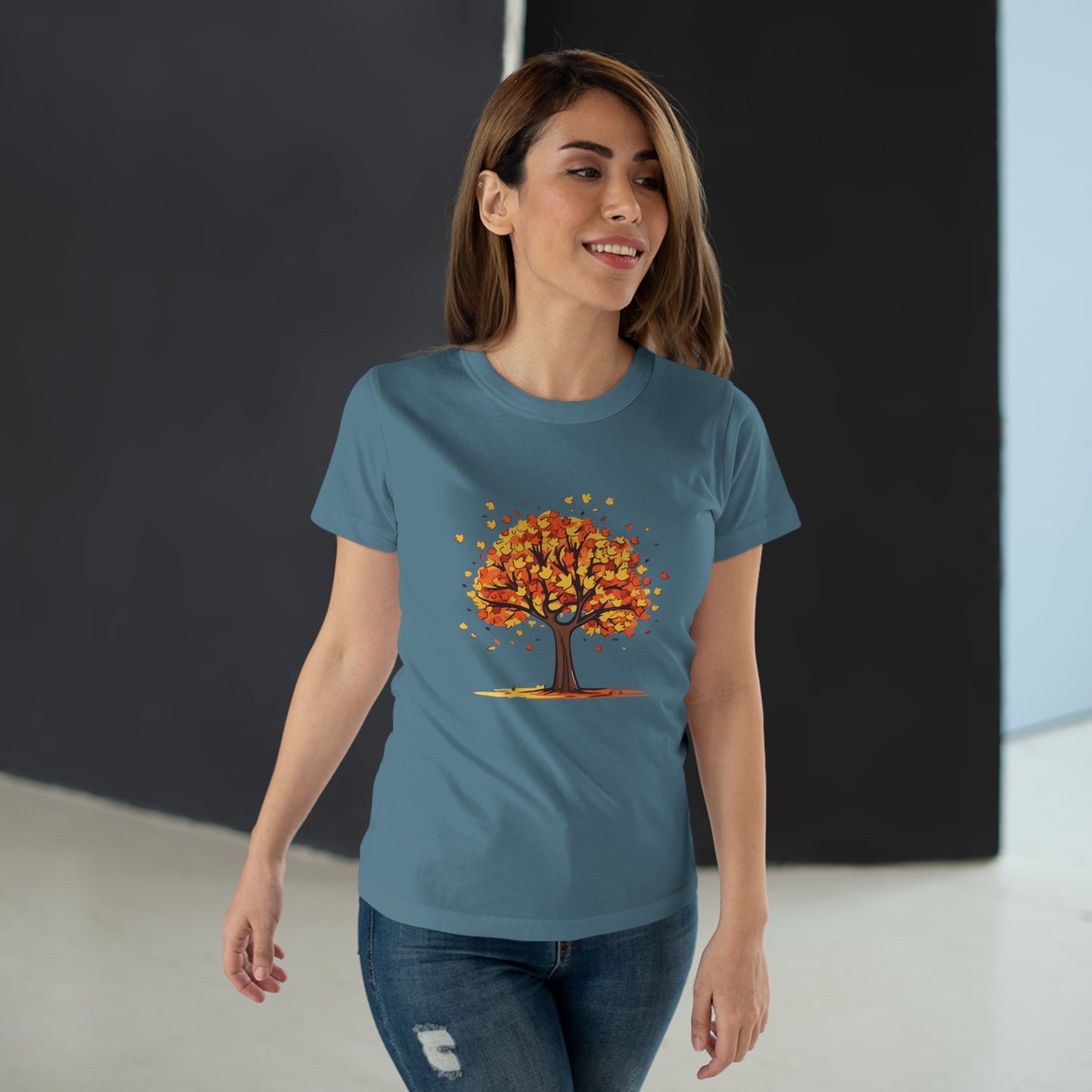 Leaves of the Fall - Women’s Maple Tee