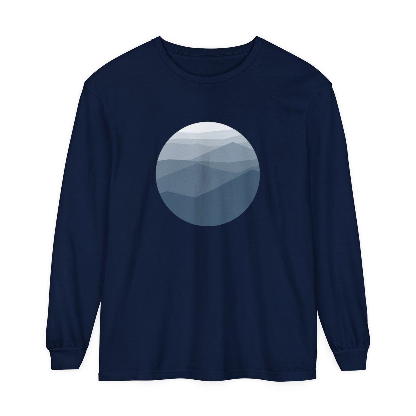 Blue Mountain Unisex Garment-dyed Long Sleeve T-Shirt