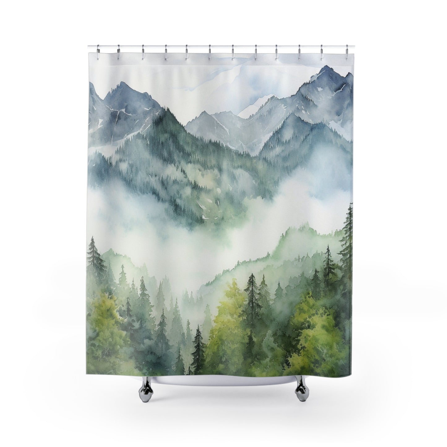 Adventure Mountain Shower Curtain