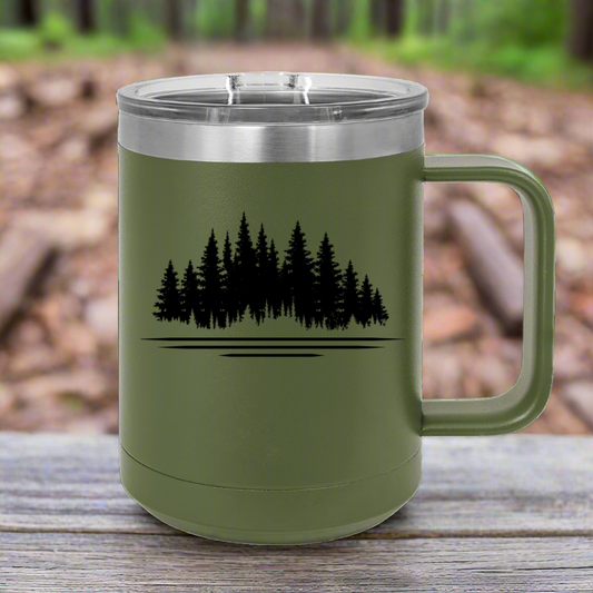 The Pines Coffee Mug Tumbler, 15oz