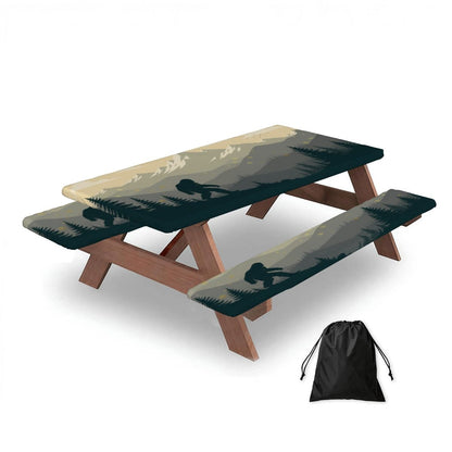 Bigfoot Picnic Table Cover with Bench Covers 5FT