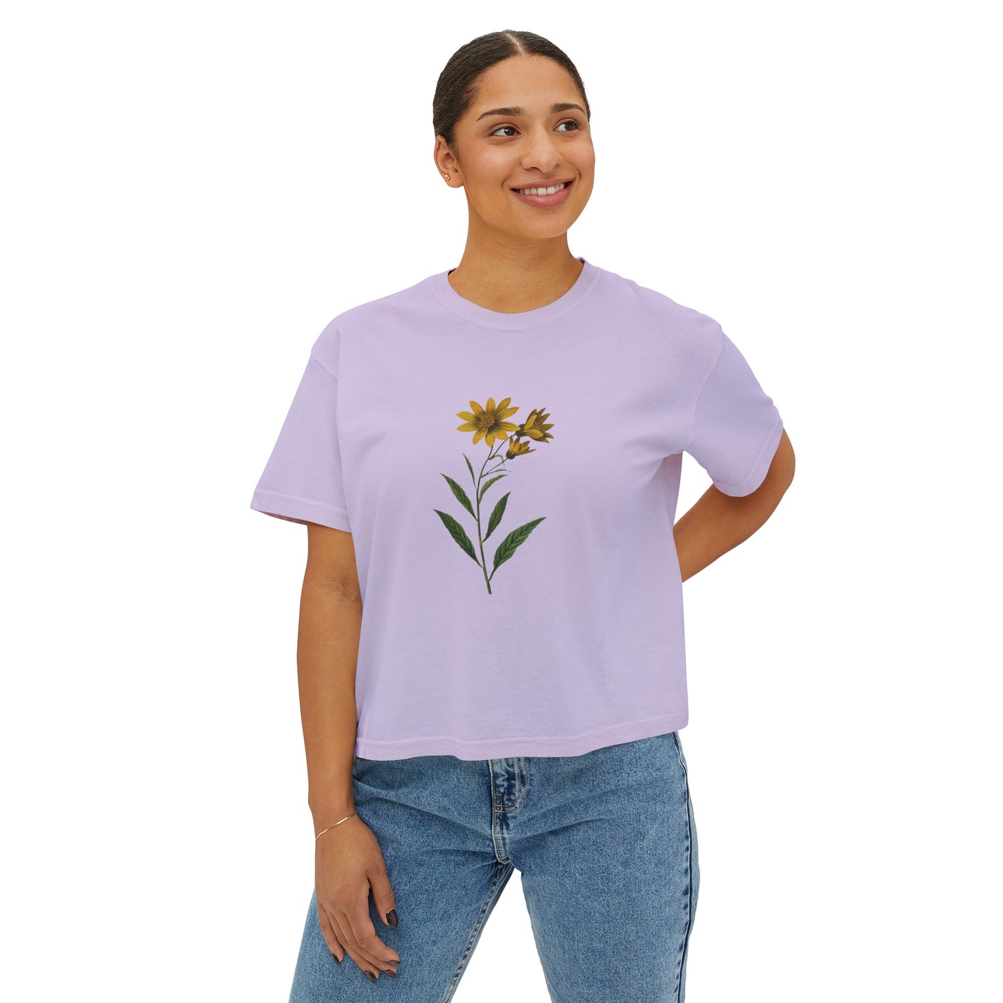 Pretty Flower Women's Boxy Tee