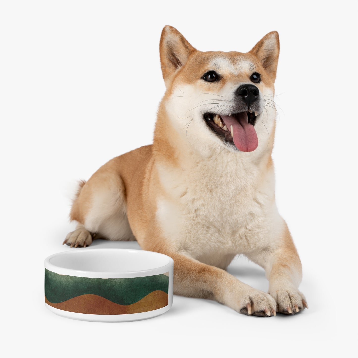 Autumn Waves Pet Bowl