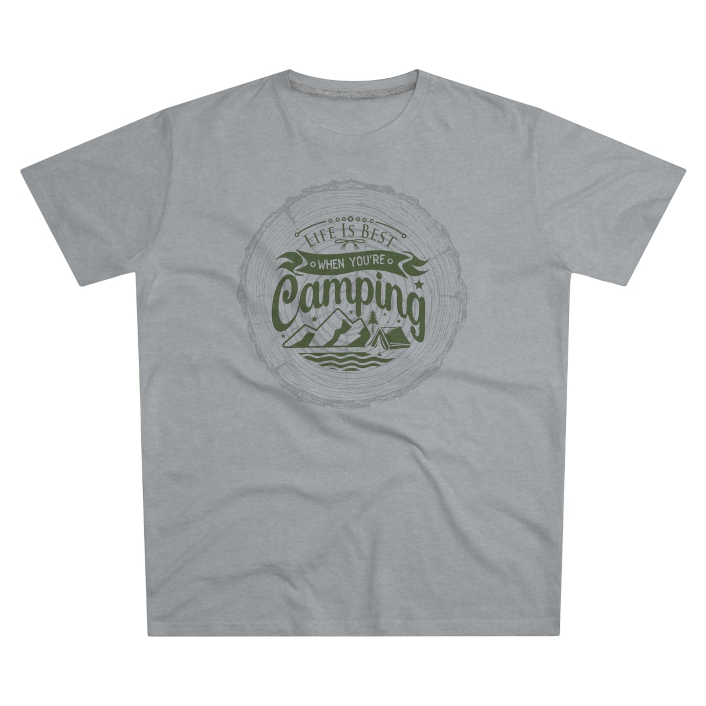 Life Is Best When Your Camping - Men's T Shirt