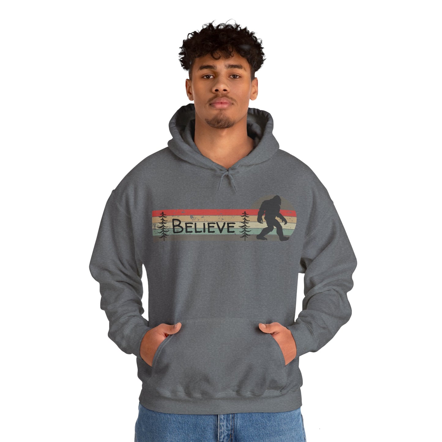 Bigfoot Believe Hooded Sweatshirt