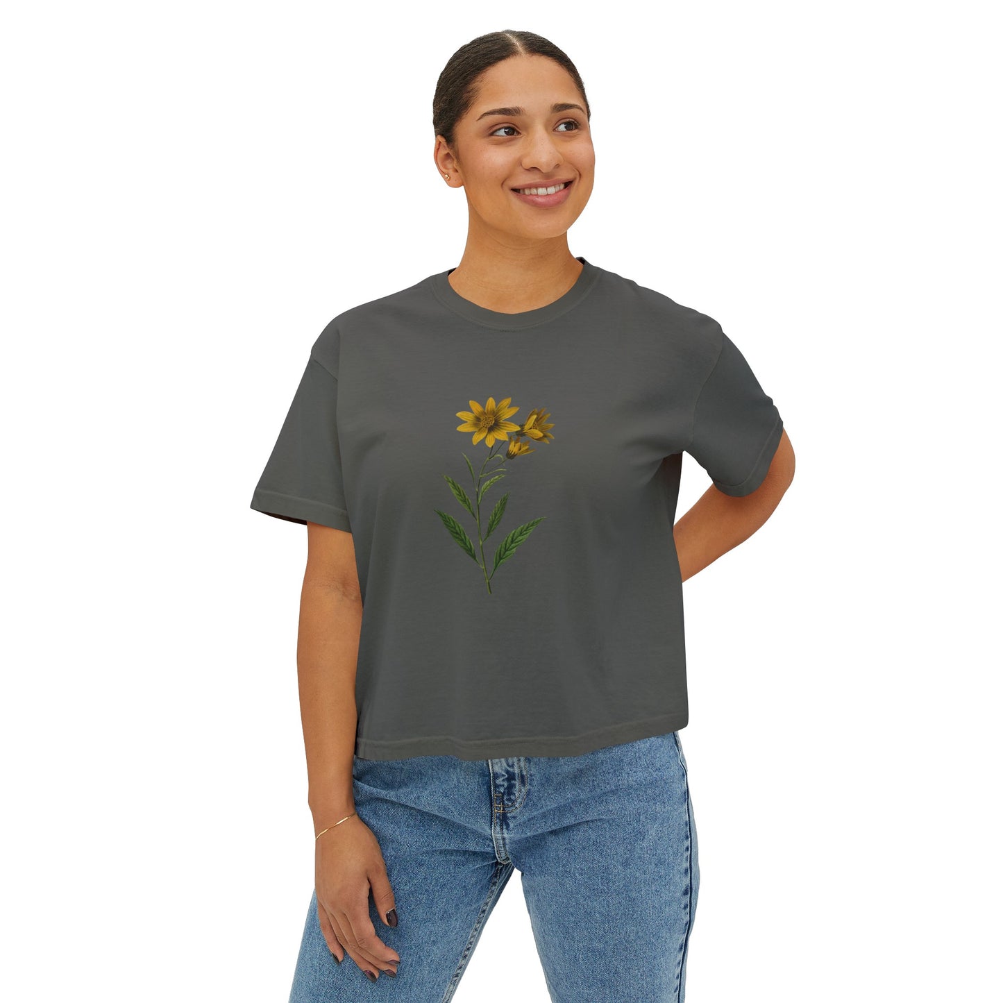 Pretty Flower Women's Boxy Tee