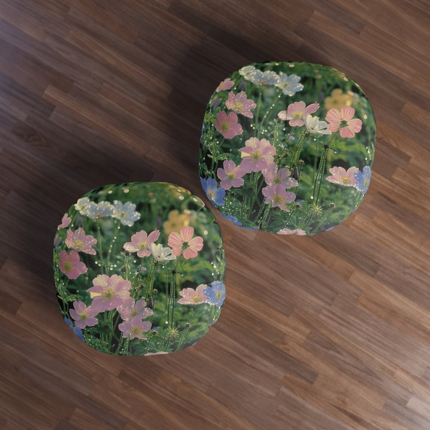 Petals Tufted Floor Pillow, Round