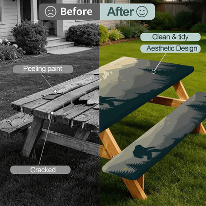 Bigfoot Picnic Table Cover with Bench Covers 5FT