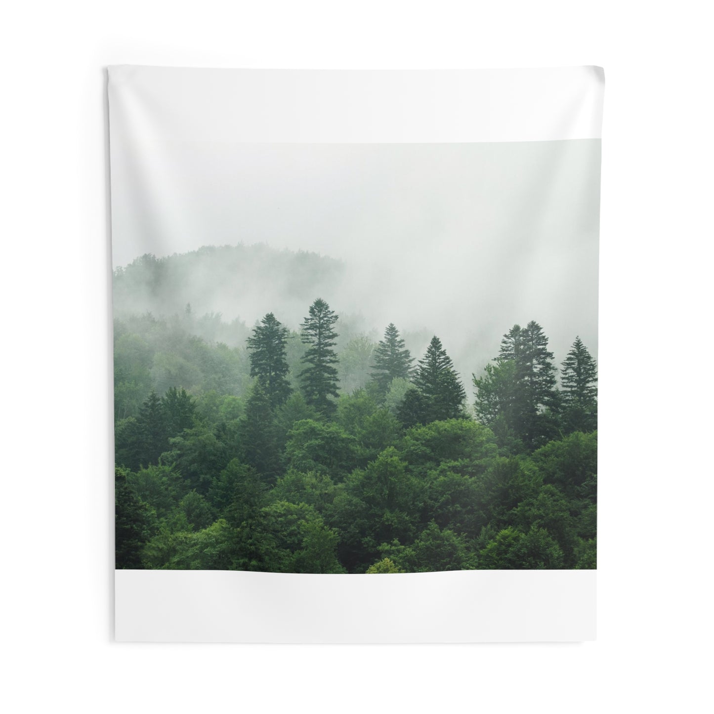 Foggy Mountain Indoor Wall Tapestries