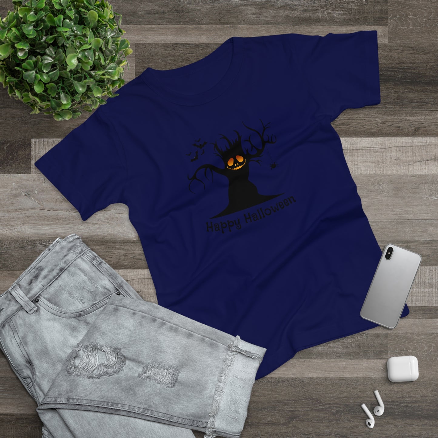 Happy Halloween Spooky Tree  - Women’s Tee