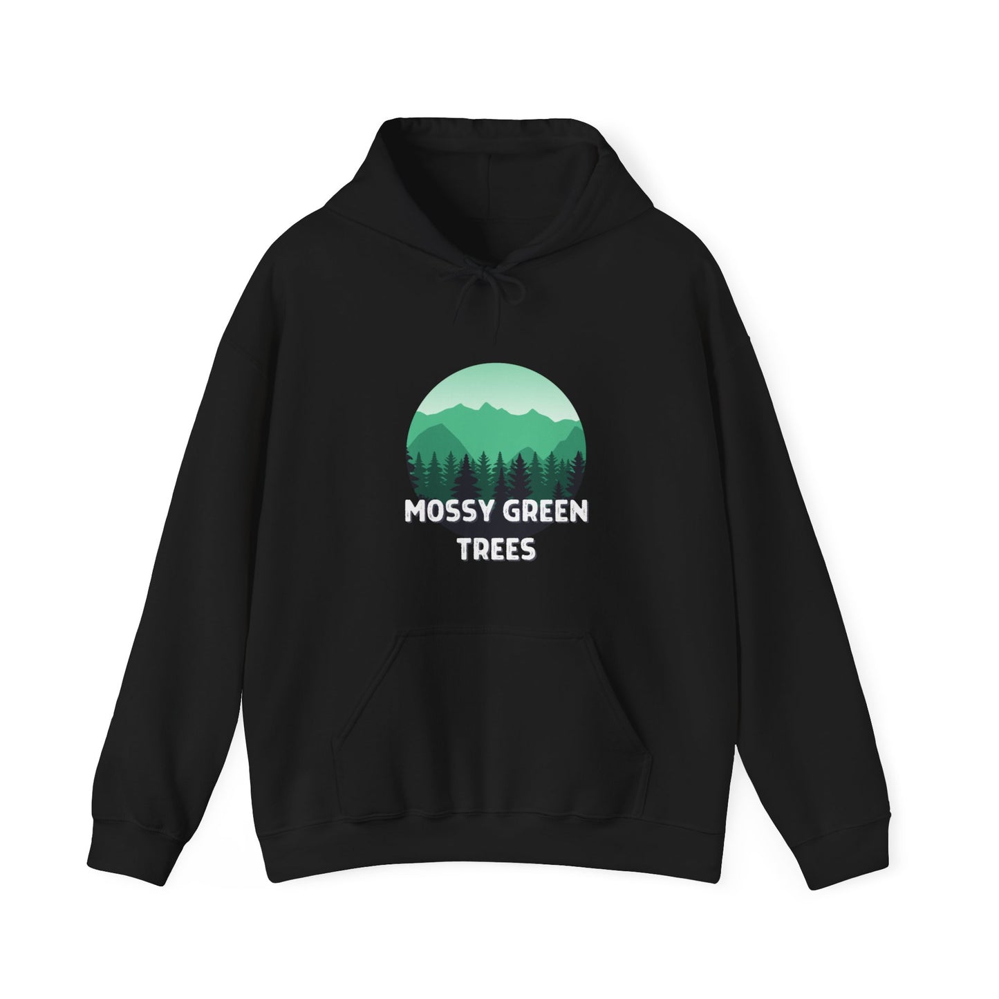 Mossy Green Trees Unisex Heavy Blend™ Hooded Sweatshirt