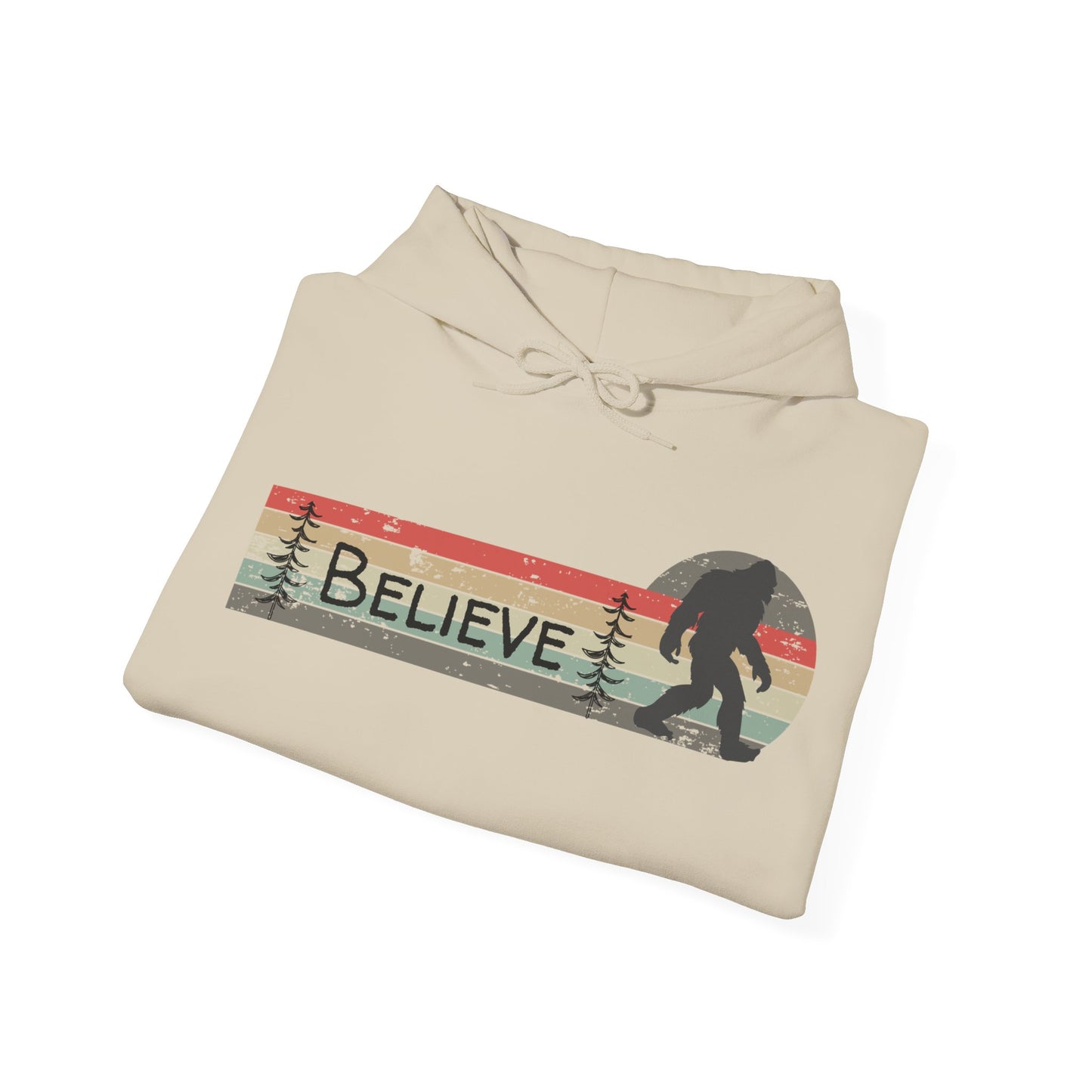 Bigfoot Believe Hooded Sweatshirt