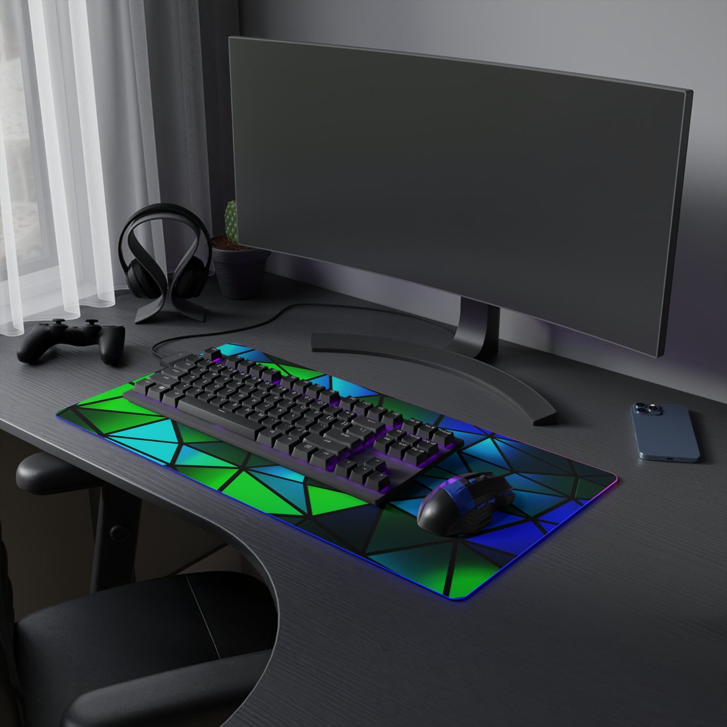 Mosaic LED Gaming Mouse Pad