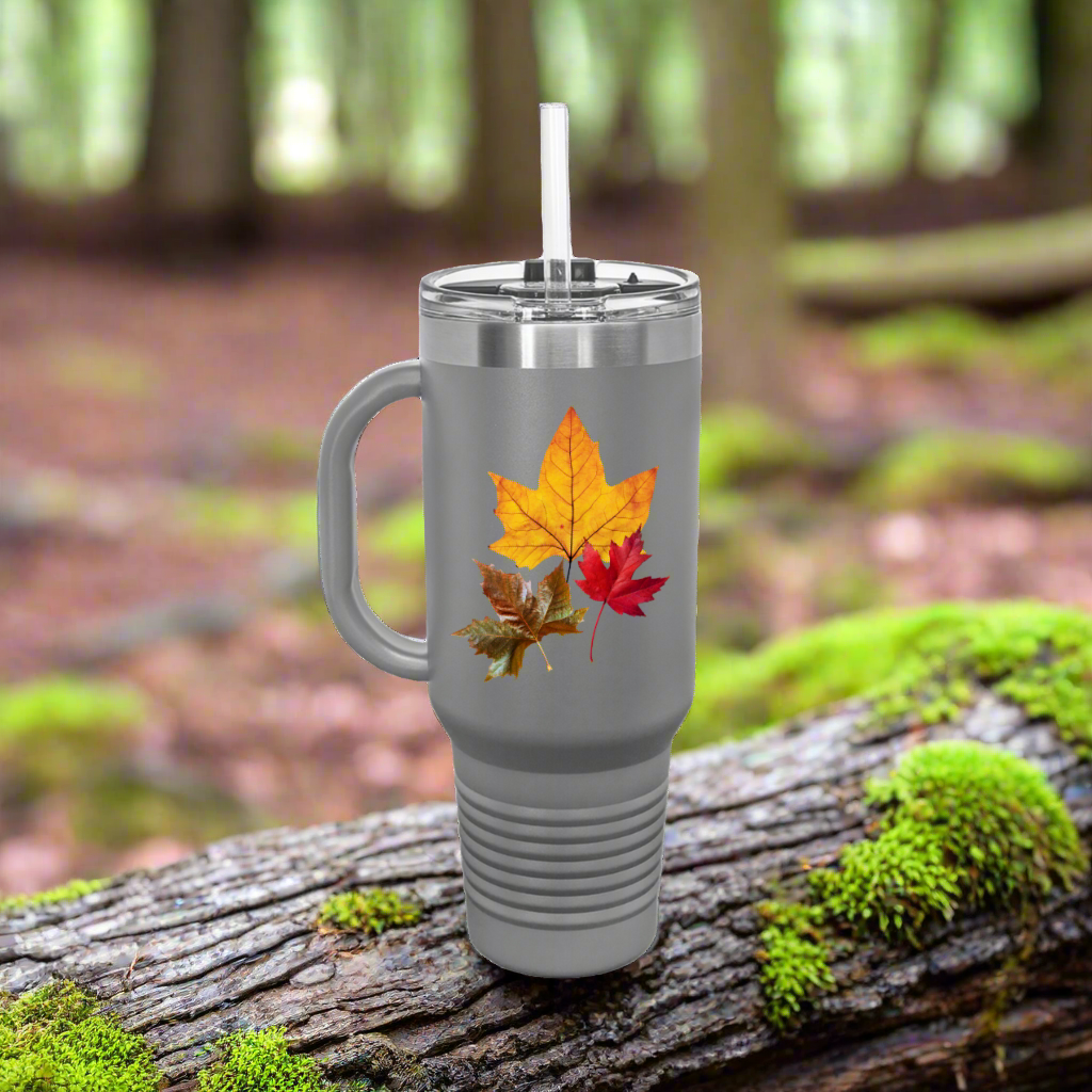 Autumn Leaves - Insulated Travel Mug, 40oz