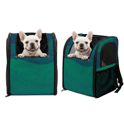 Pet Carrier Backpack - Blue Wave