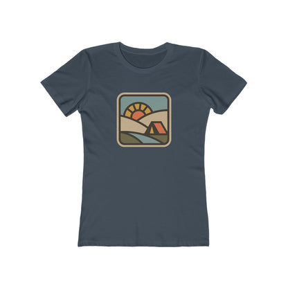 Sunrise Camp Graphic Tee — Women's Boyfriend Fit