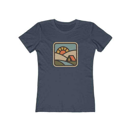 Sunrise Camp Graphic Tee — Women's Boyfriend Fit