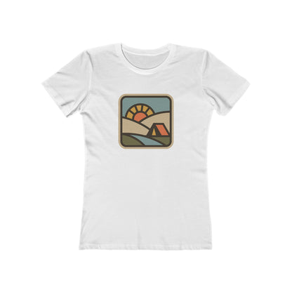 Sunrise Camp Graphic Tee — Women's Boyfriend Fit