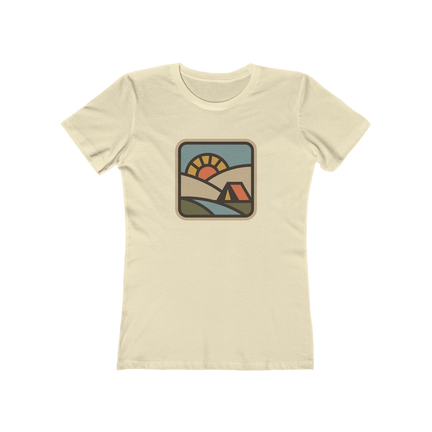 Sunrise Camp Graphic Tee — Women's Boyfriend Fit