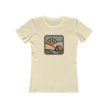 Sunrise Camp Graphic Tee — Women's Boyfriend Fit