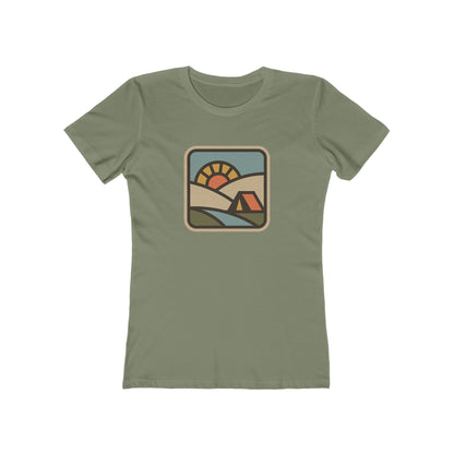Sunrise Camp Graphic Tee — Women's Boyfriend Fit