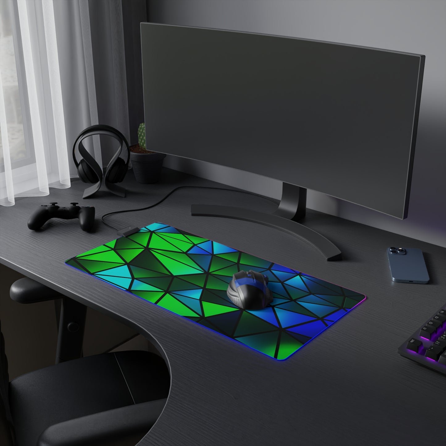 Mosaic LED Gaming Mouse Pad