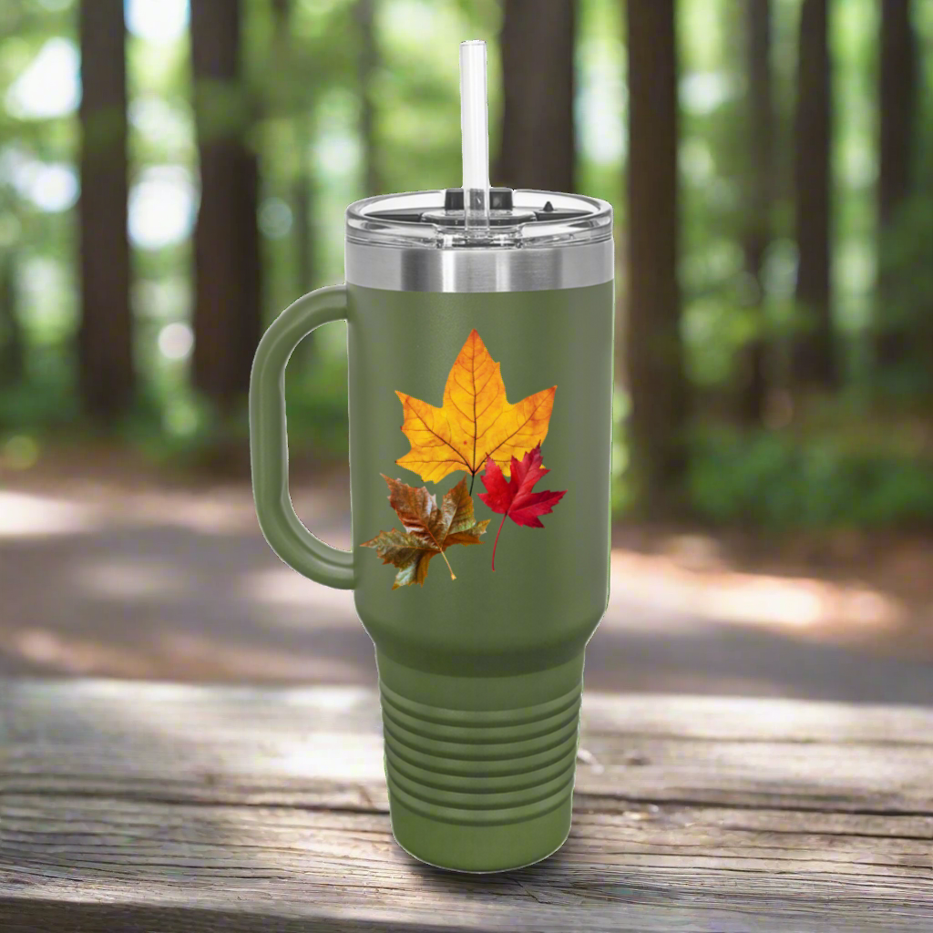 Autumn Leaves - Insulated Travel Mug, 40oz