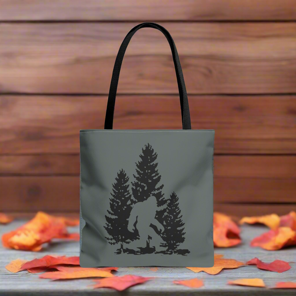 Bigfoot In The Woods - Tote Bag